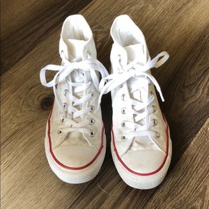 White high top converse